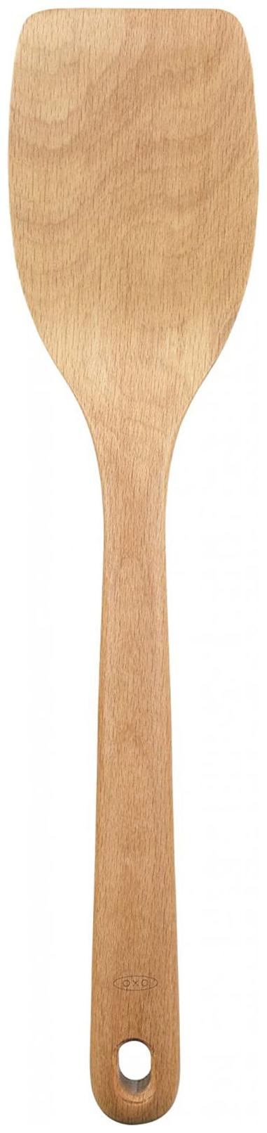 

OXO 1058020 Wooden Turner for Nonstick Cookware 1 Count Beech
