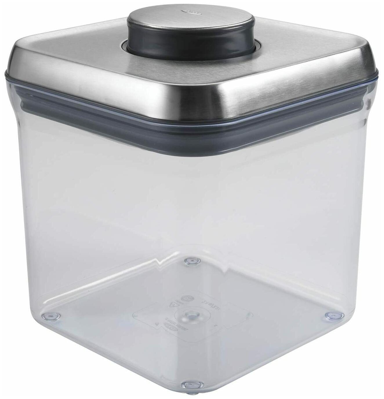 

OXO 3106600 SteeL POP Container Airtight Food Storage 2 4 Qt Silver for Sugar