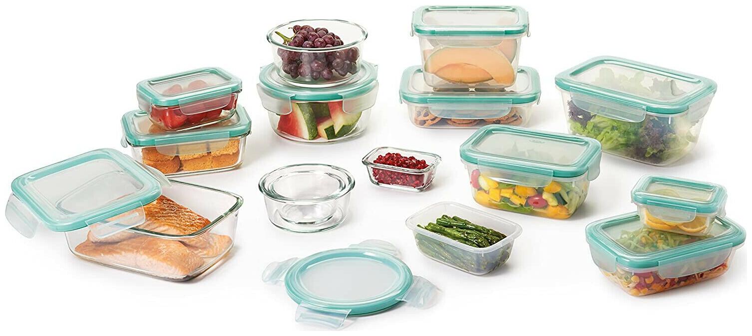 

OXO Good Grips 30 Piece Smart Seal Glass and Plastic Container Set
