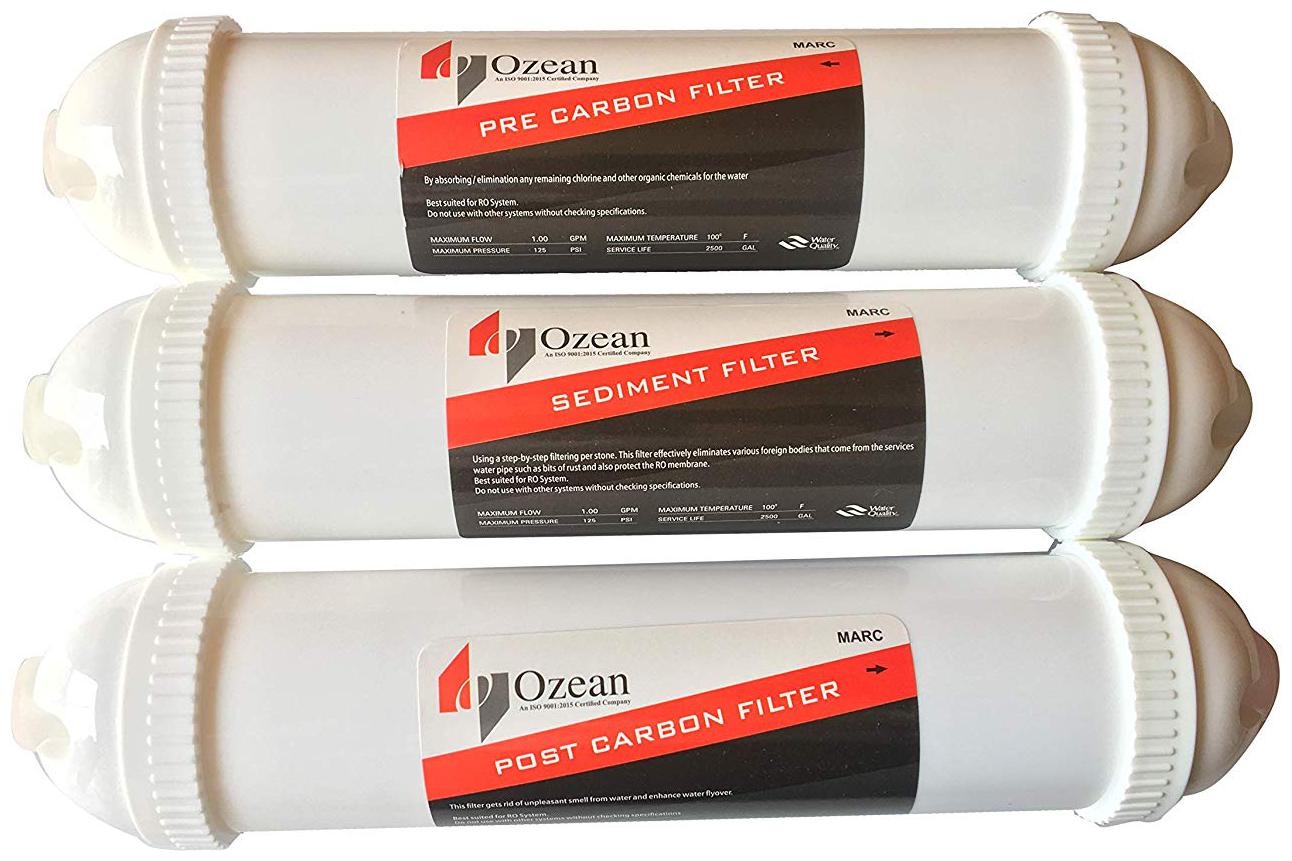 

Ozean Marc Inline Filter Replacement Set For Domestic Ro