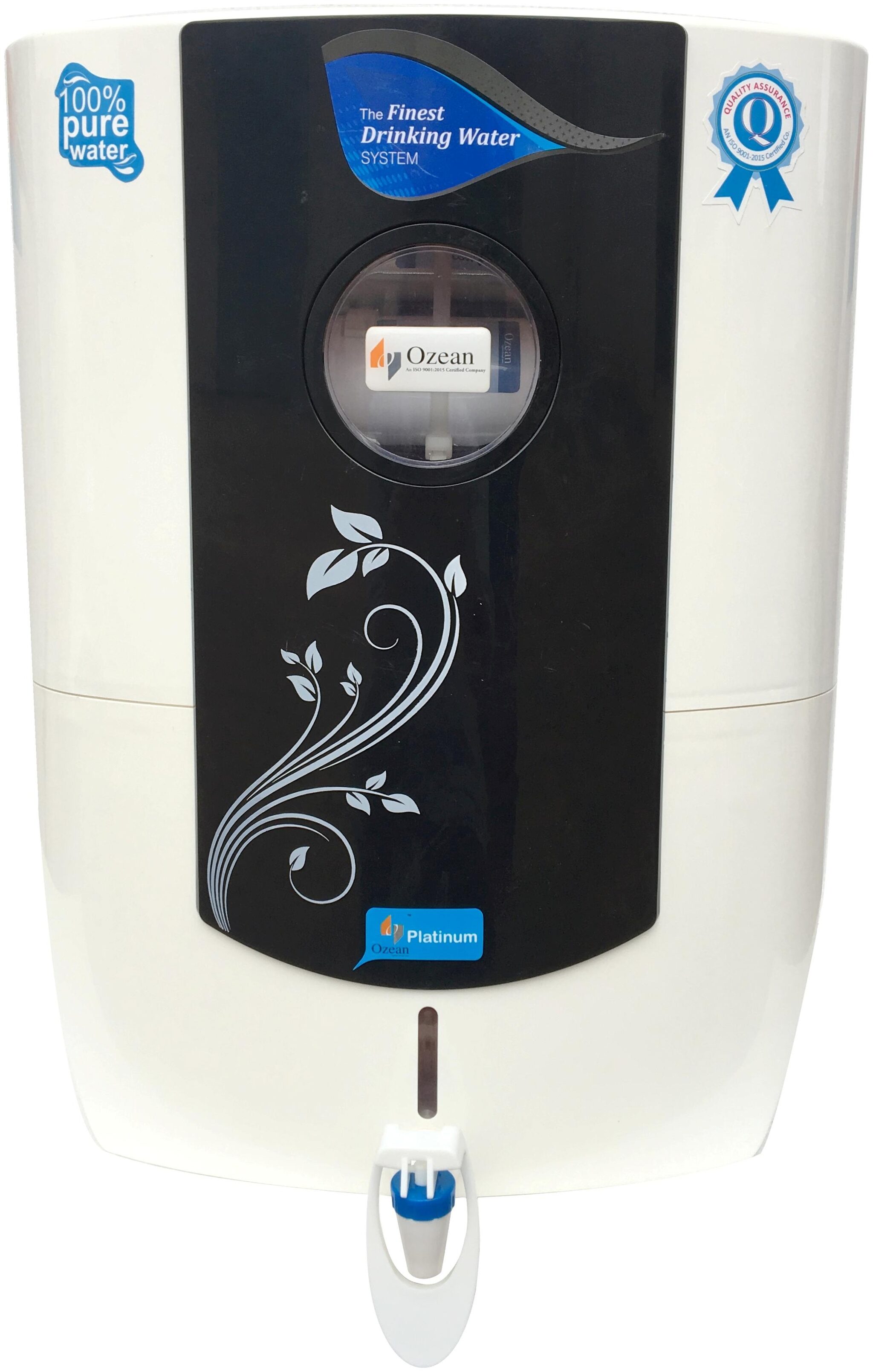 

Ozean Platinum 12 L RO UF UV TDS Controller With Mineral Electric Water Purifier