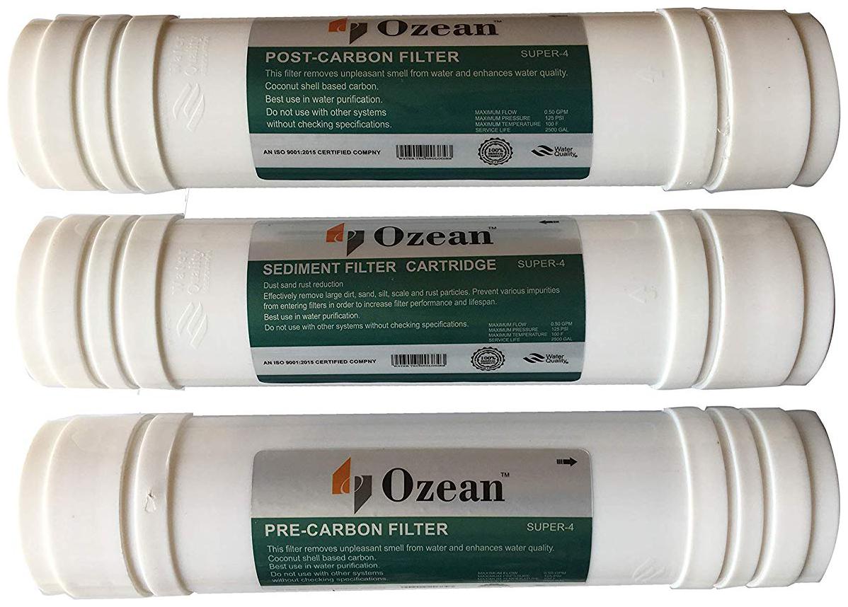 

Ozean Super Inline Filter Replacement Set For Domestic Ro