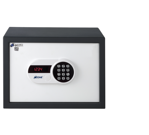 Ozone Safety Solutions Aries Digital Safe; 24 Months Warranty; electronic key lock box system User PIN Access; Volume: 14.6 Liter; for Home Office Retail Use; Black