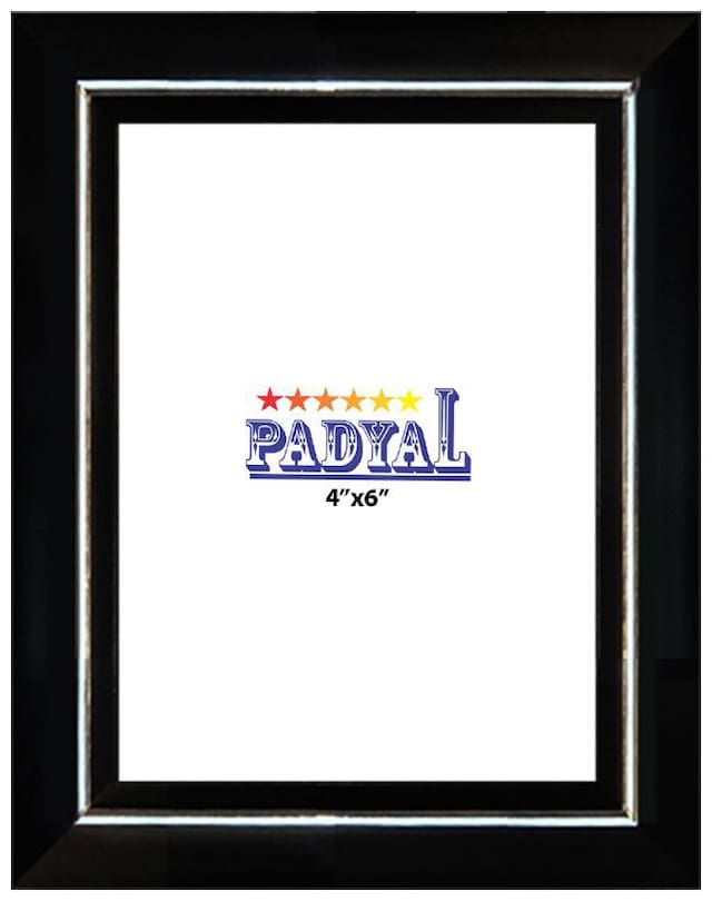 PADYAL Wood Black Single frame ( Set of 1 )