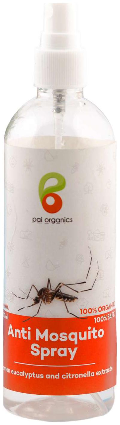 

Pai Organics Anti Mosquito Repellent Spray Safe for Kids Pets 100 ml