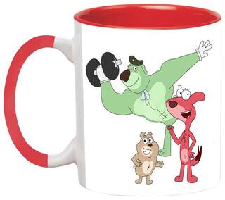 Pakdam Pakdai Doggy Don Coffee Black Mug by Ashvah-Mug-1708-Red