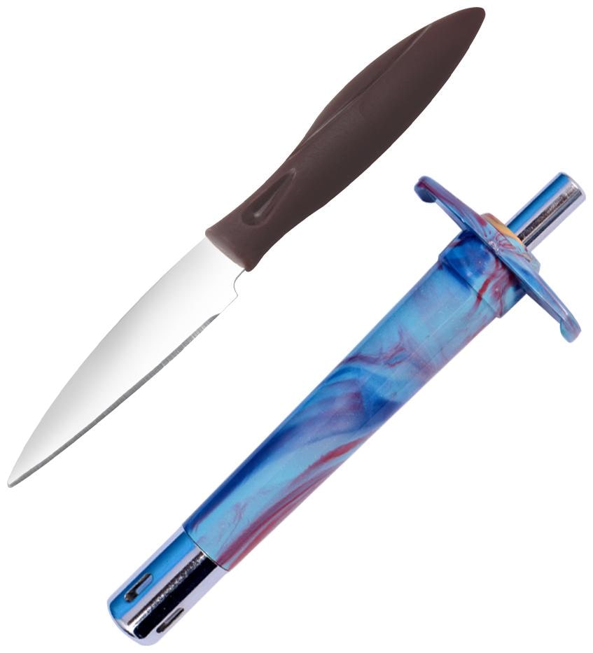 

Palaki Online Services Multicolor Spark Kitchen Gas Lighter with 6 Month Replacement Warranty Chopping Stainless Steel Knife Free