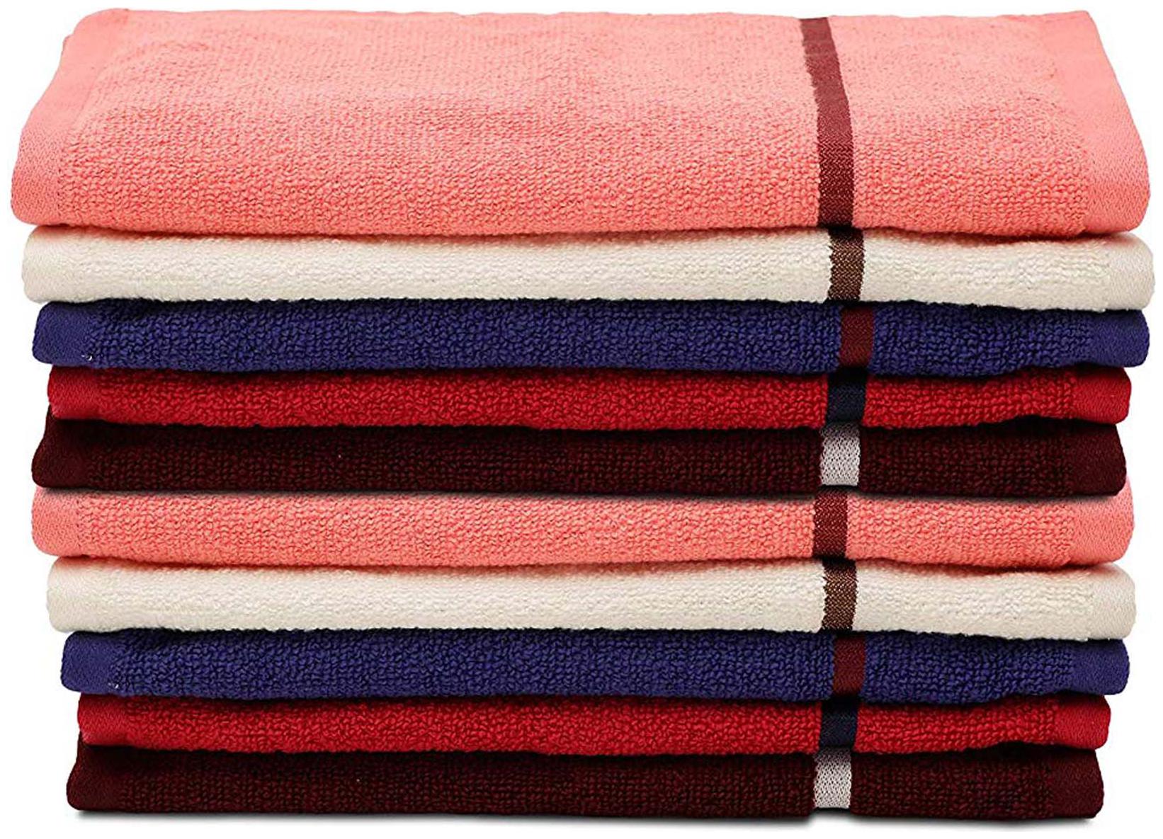 

Palars London 400 GSM Cotton Face towel ( 10 pieces Assorted )