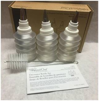 Buy Pampered Chef Easy Accent Decorator Bottle Set 1585 Free