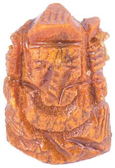

Pandit NM Shrimali Showpieces Golden Metal Haldi Ganesha
