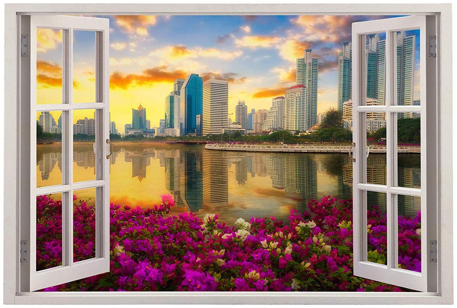 

Paper Plane Design 3D Wall Window Vinyl Sticker Wallpaper