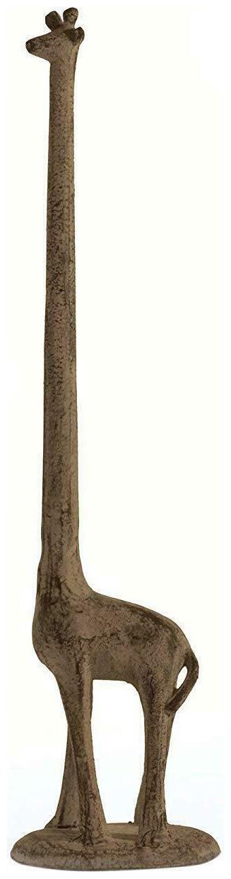

Paper Towel Holder or Free Standing Toilet Paper Holder- Cast Iron Giraffe Paper