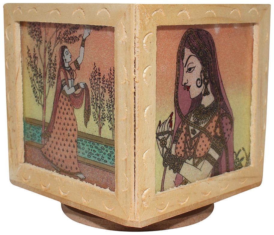

Paramsai Wooden Multicolor Pen Stand