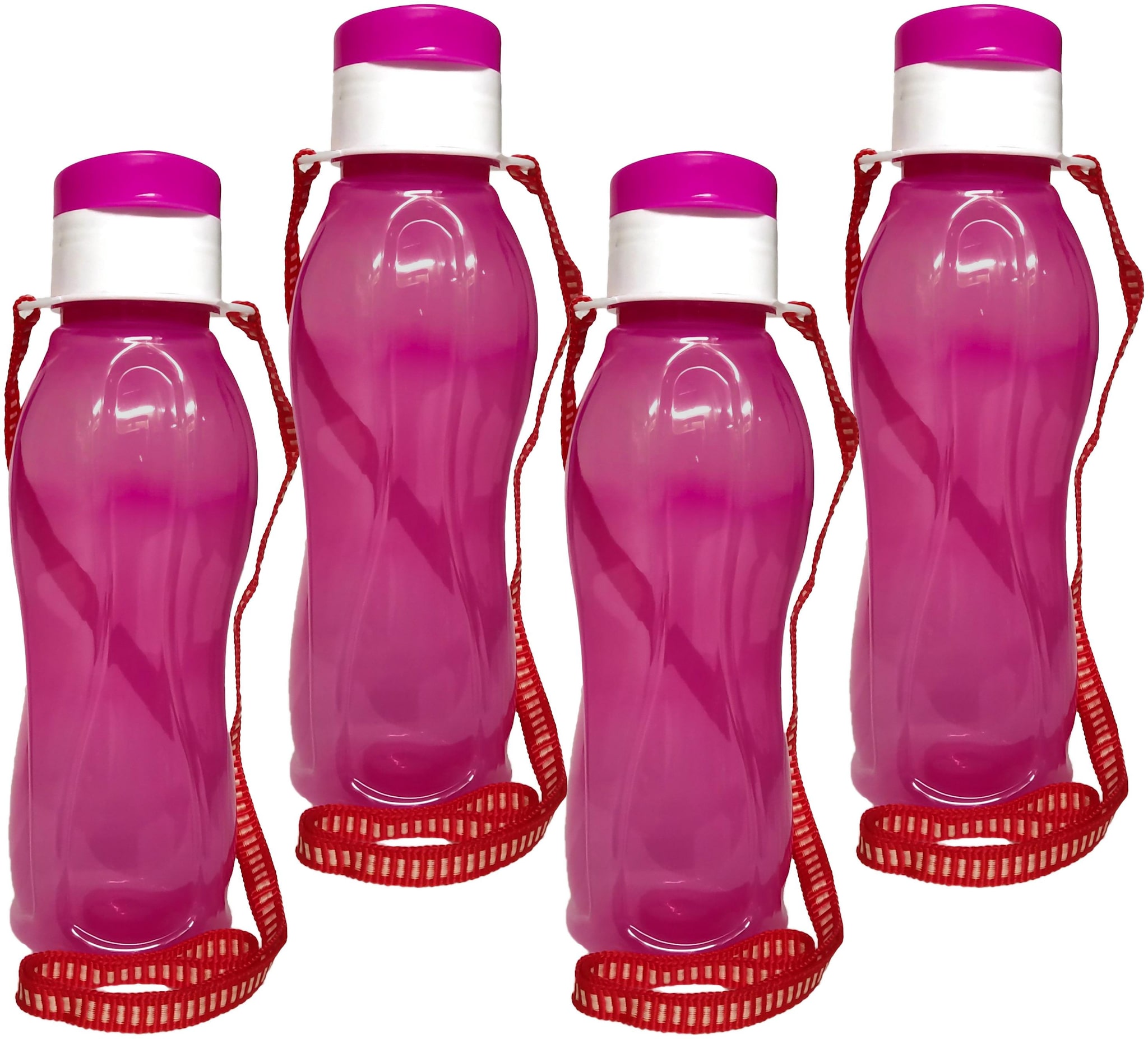 

ARNAH TREASURE Plastic Assorted Water Bottle ( 500 ml Set of 4 )
