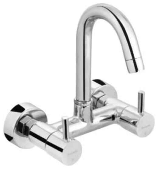 

Parryware Wall Mount Brass Basin and Sink Mixers ( Handle Controlled )