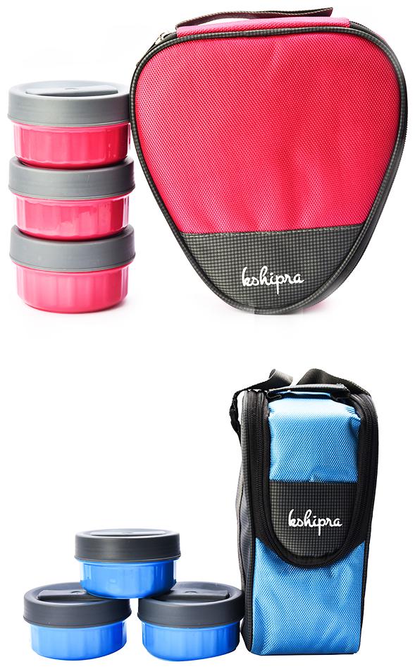 

Passion Bazaar Multi 6 Containers Lunch box ( Set of 2 350 ml )