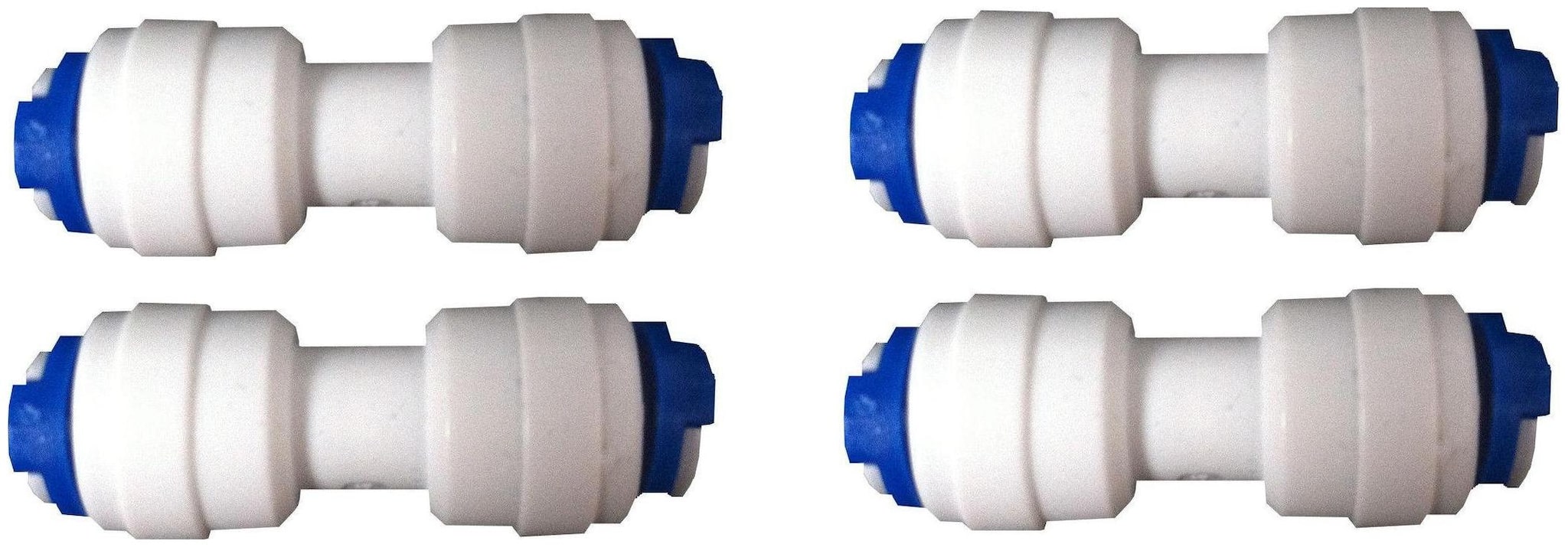 

PBROS 4 pcs RO 1 4 - 1 4 -Straight Connector Jointer(Both Side Push Fit) for Type of RO Water Filters