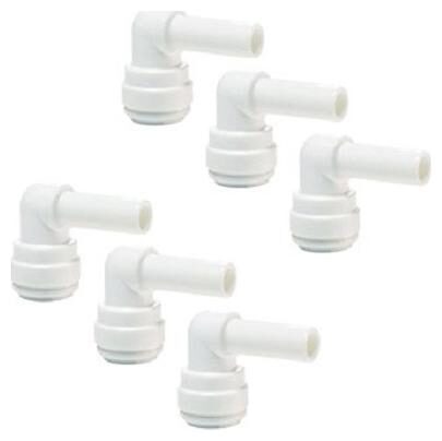 

PBROS 6 pcs RO Steam Elbow Connector Suited for All Type of RO Models-1 4 x 1 4