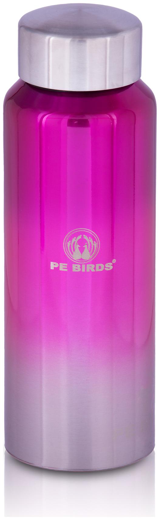 

PE BIRDS Stainless Steel Pink Water Bottle ( 750 ml Set of 1 )