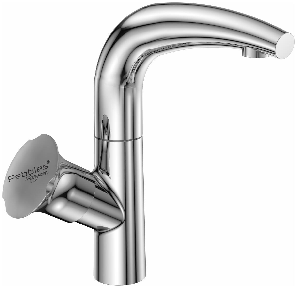 

Pebbles Insignia Deck Mount Brass Basin and Sink Taps ( Push Controlled )