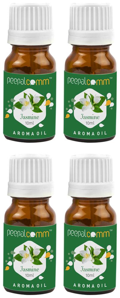 

PeepalComm Jasmine Aroma Oil for Aroma Diffuser Home Fragrance 10ml each Set of 4