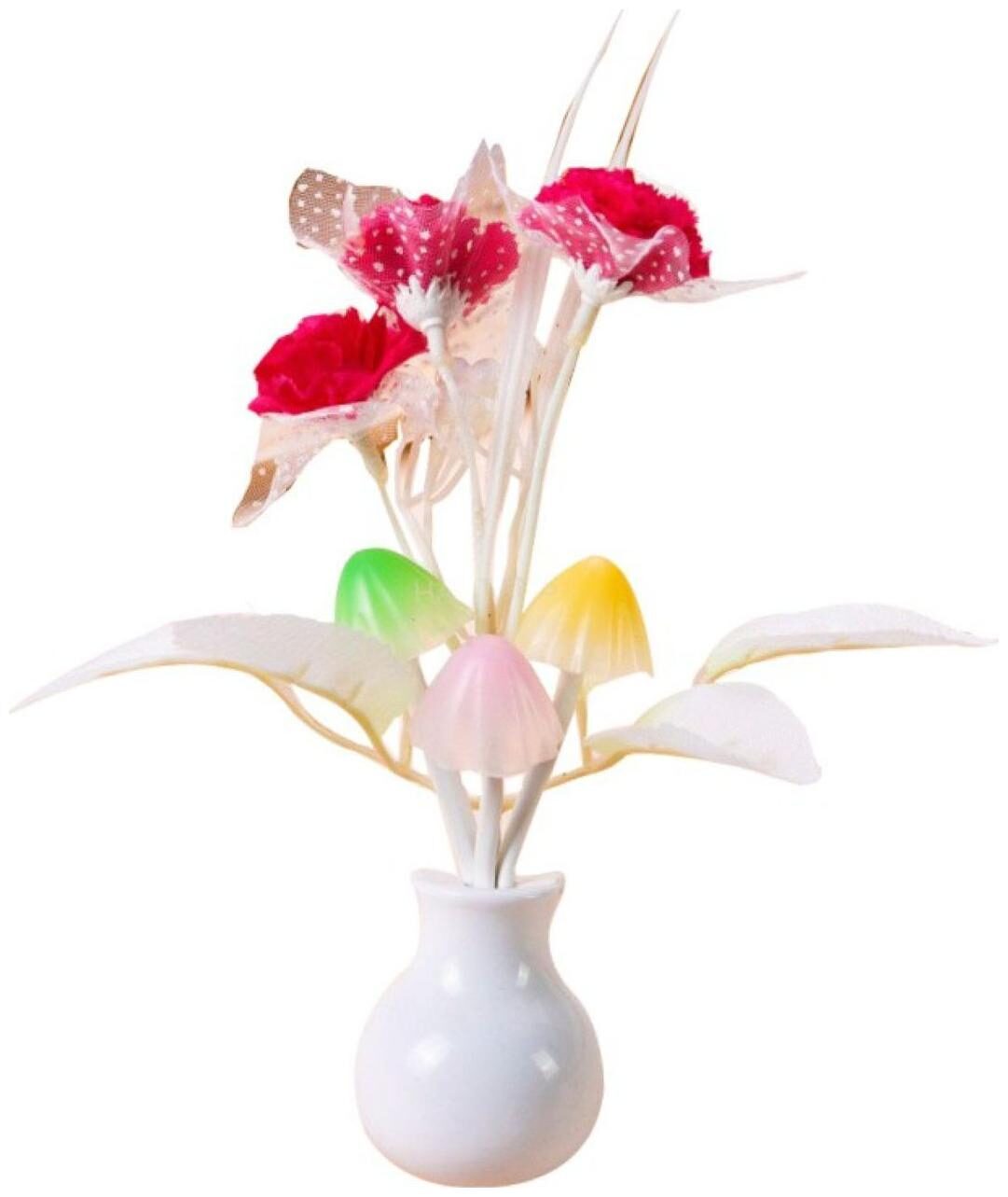 

Peepalcomm Mushroom Night Lamp Wall Light Auto Sensor LED Color red Changing