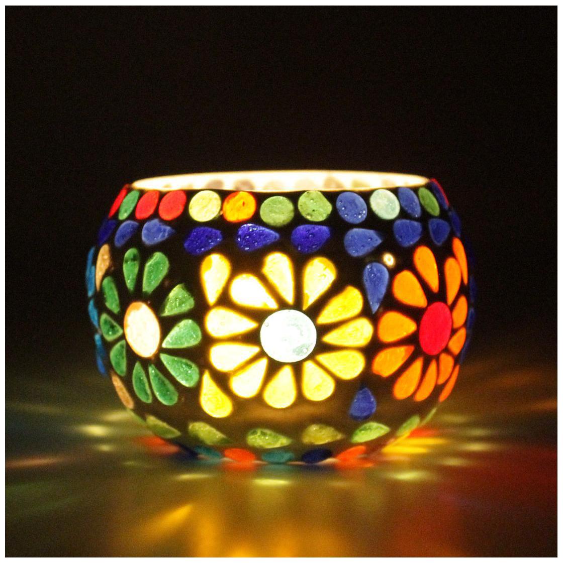 

PeepalComm Glass Multi Candle