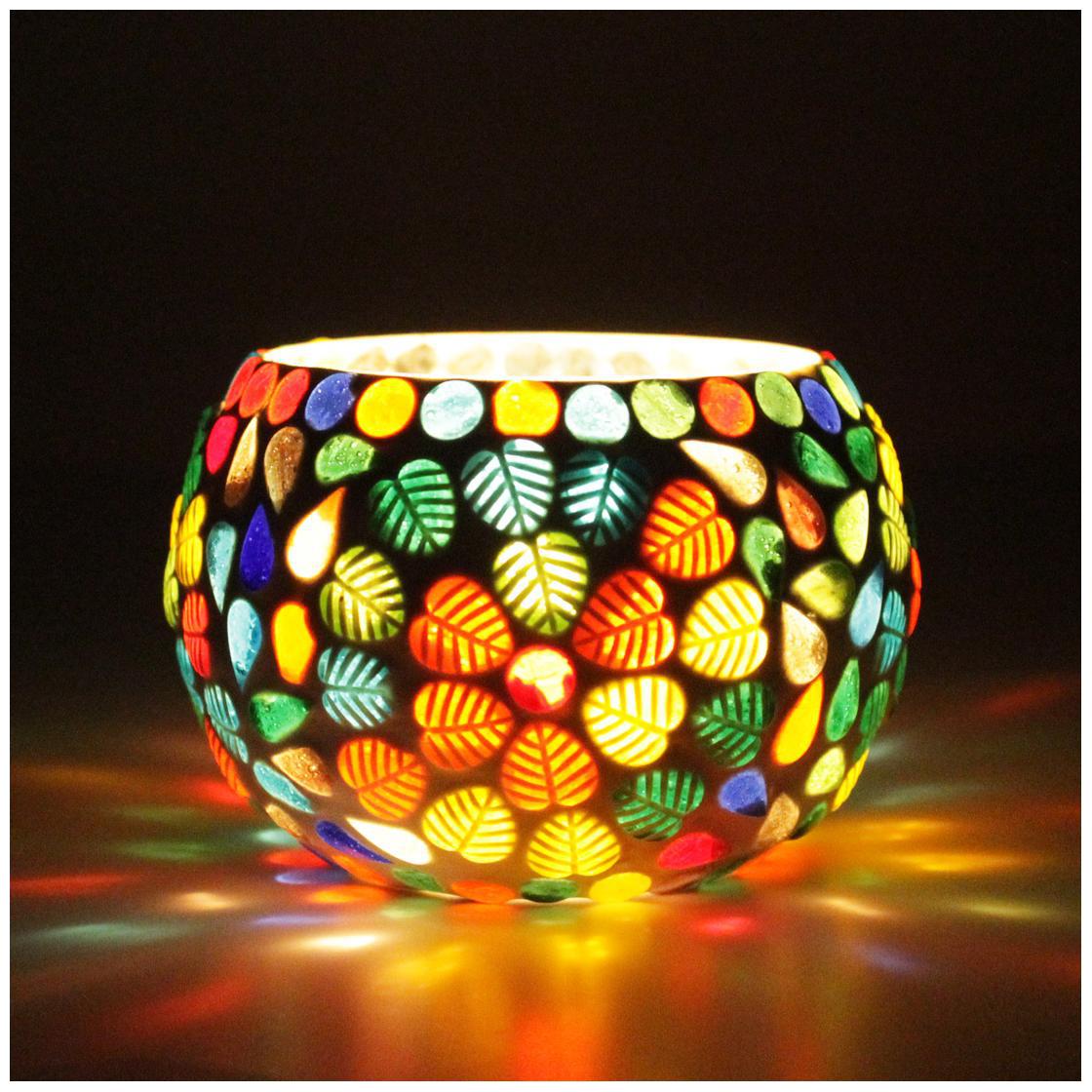 

PeepalComm Glass Multi Candle