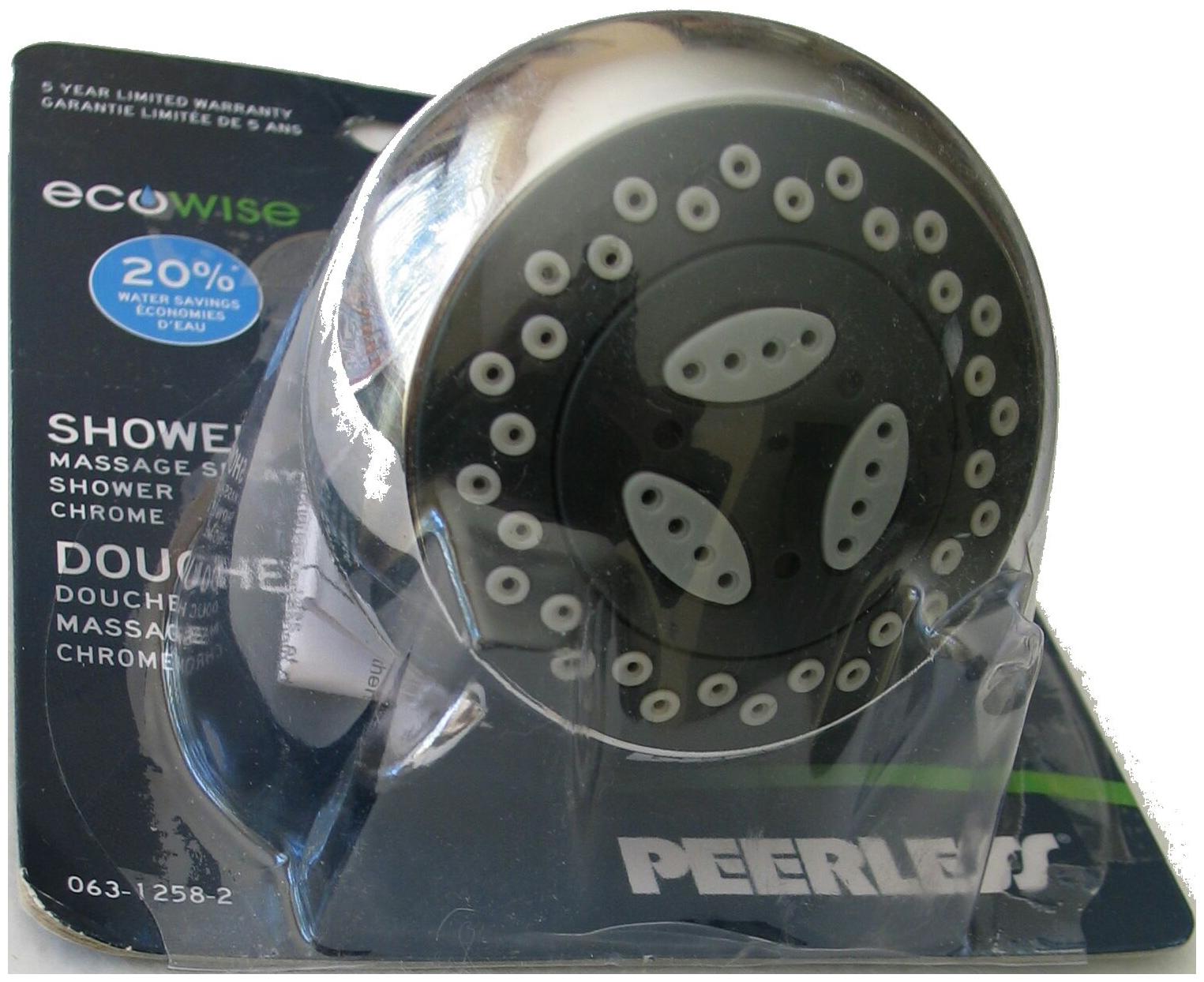 

PEERLESS SHOWER BLASTER MASSAGE CHROME SHOWER HEAD - A SHOWERBLASTER EXCLUSIVE
