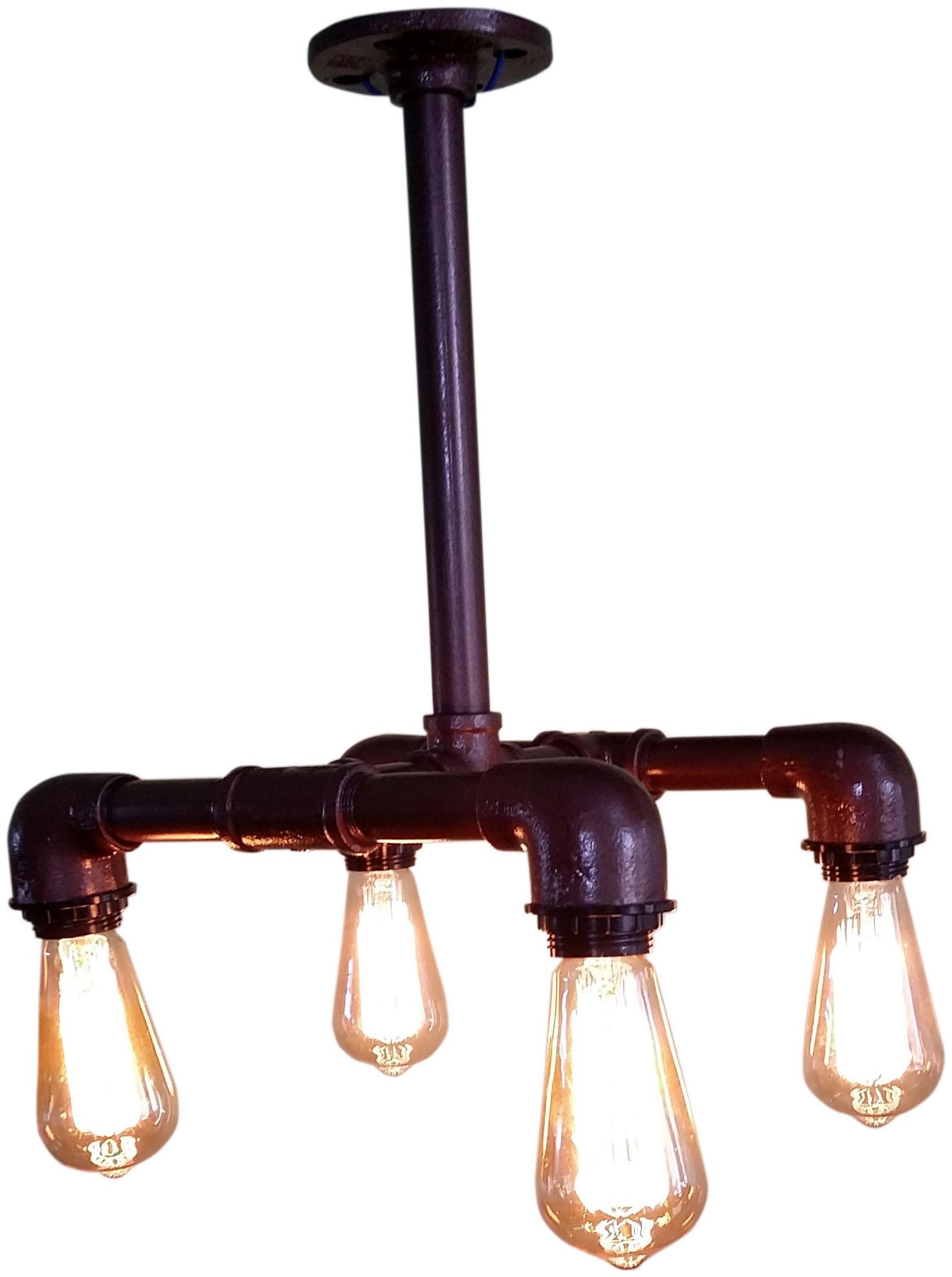 

Pendant 4 bulb DIL Retro