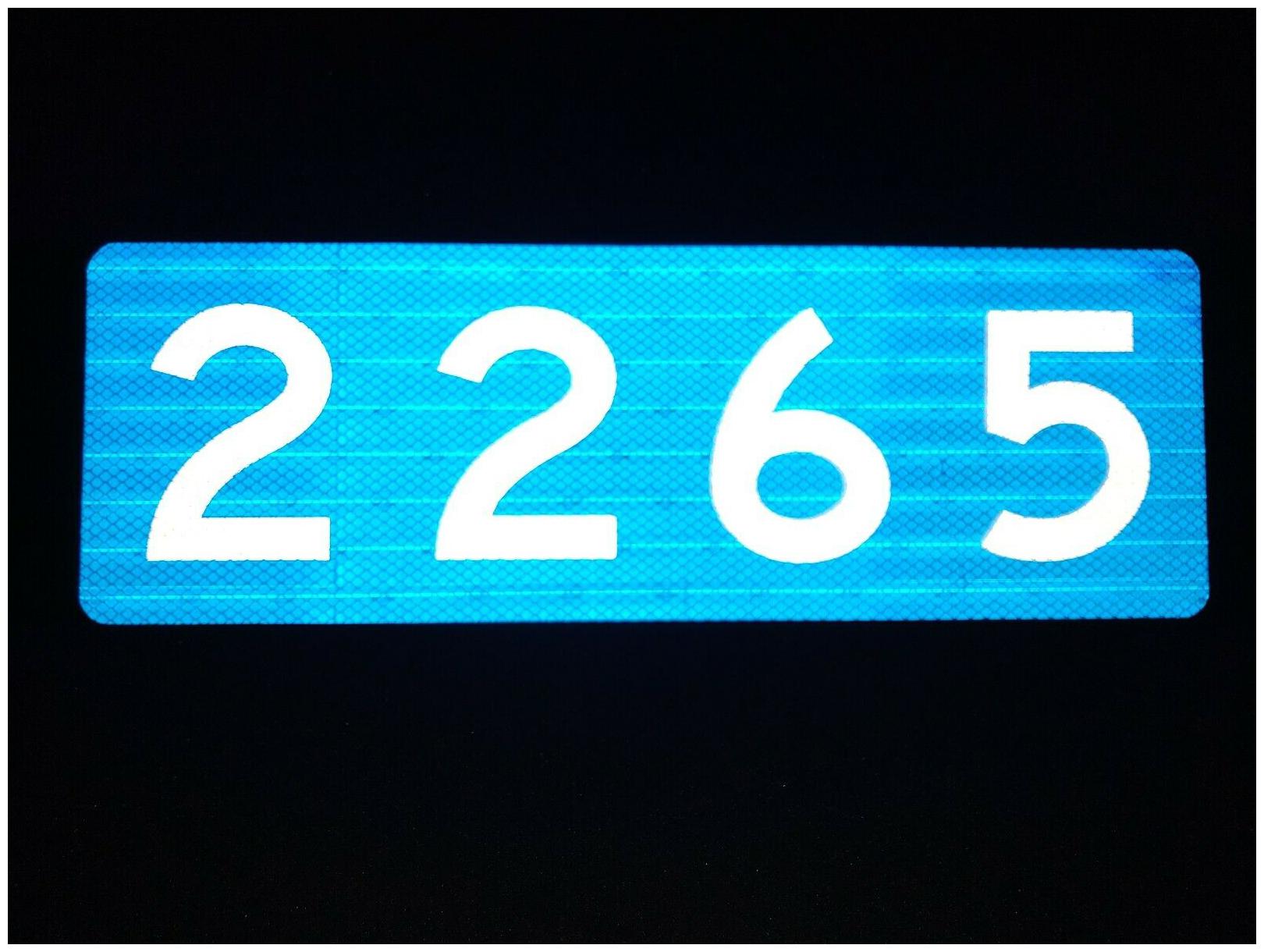 

Personalized Reflective Address Property Sign- Double Sided Mailbox 911 sign