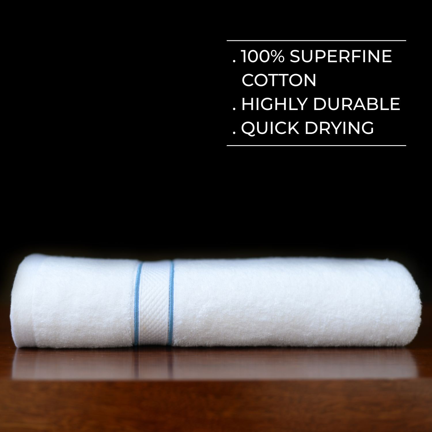 

PETAL HOME 550 GSM Cotton Bath Towel ( 1 Piece White )
