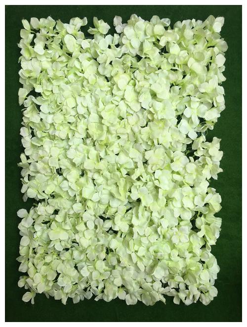 

Petalshue Artificial Light Green Flower Wall Mat for Balcony Wall Garden Home Decoration (60 x 40 cm)
