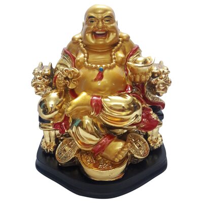 

pg handicrafts Sitting Laughing Buddha For Goodluck And Prosperity