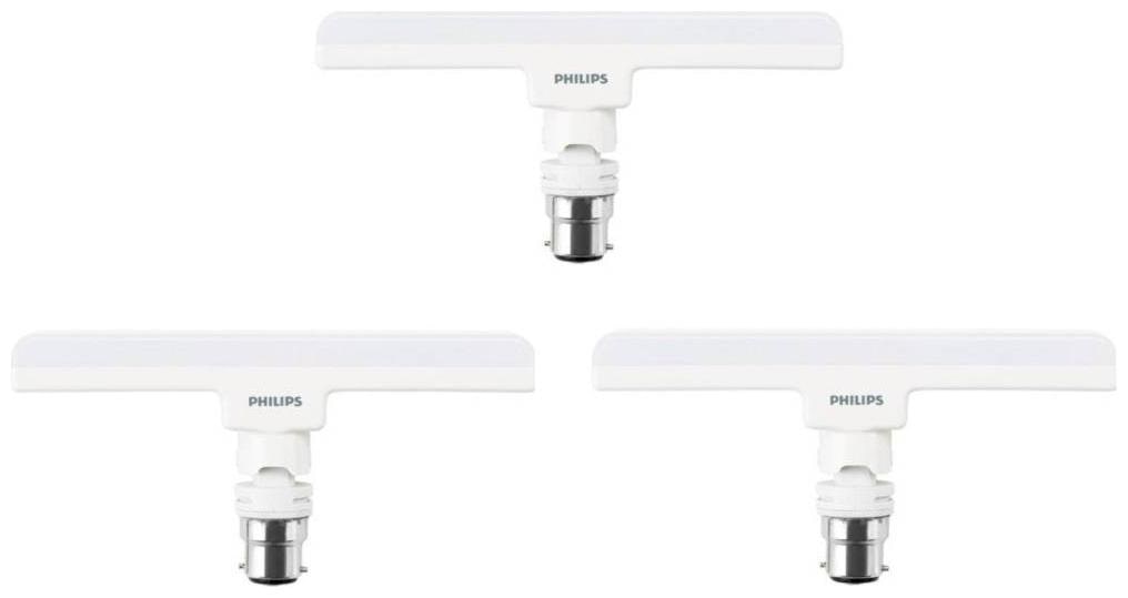 

Philips 10 W T-Bulb B22 LED Bulb (White Pack of 3)