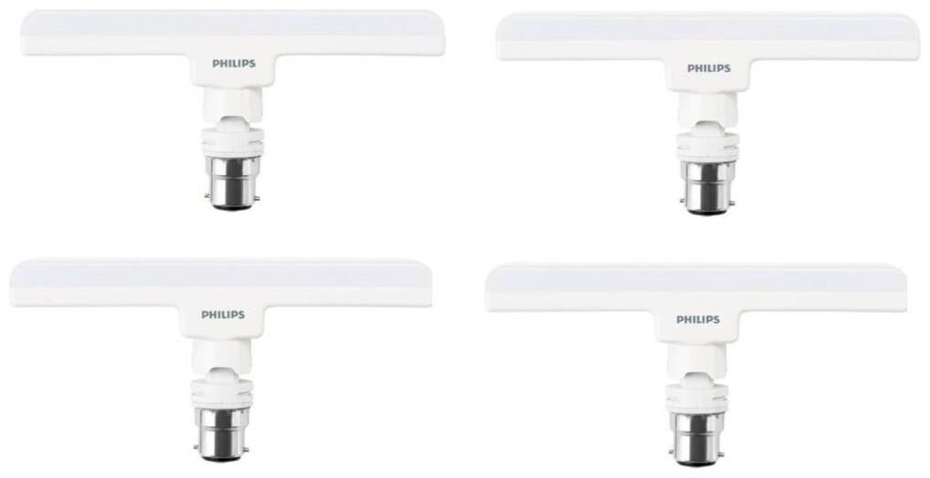 

Philips 10 W T-Bulb B22 LED Bulb (White Pack of 4)