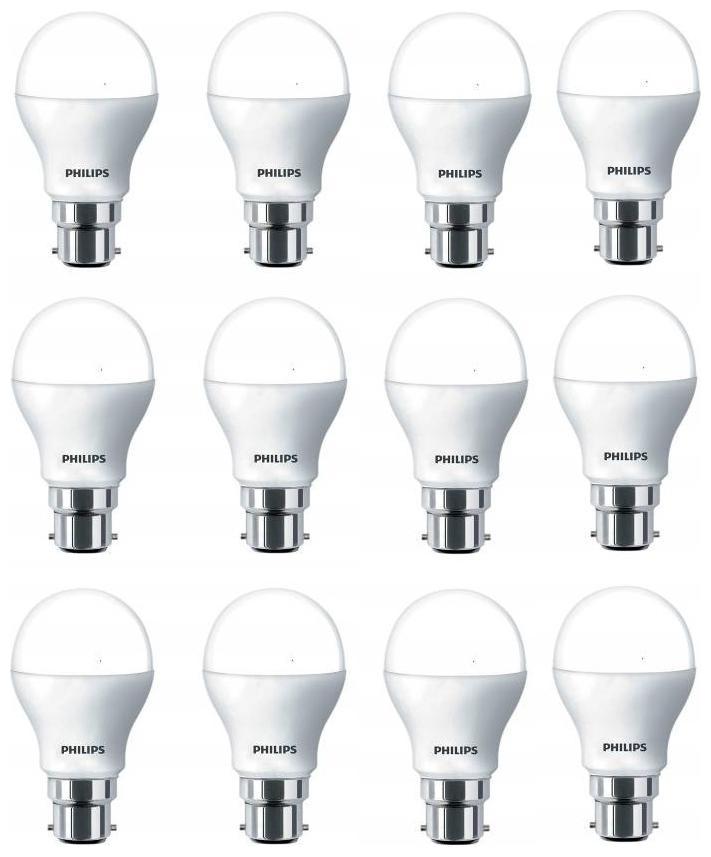 

Philips Acesaver 9W LED Bulb 6500K Cool Day Light - Pack of 12
