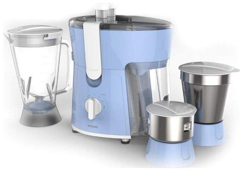 

Philips AMAZE HL7576 00 600 W Juicer Mixer Grinder ( White Blue 3 Jars )