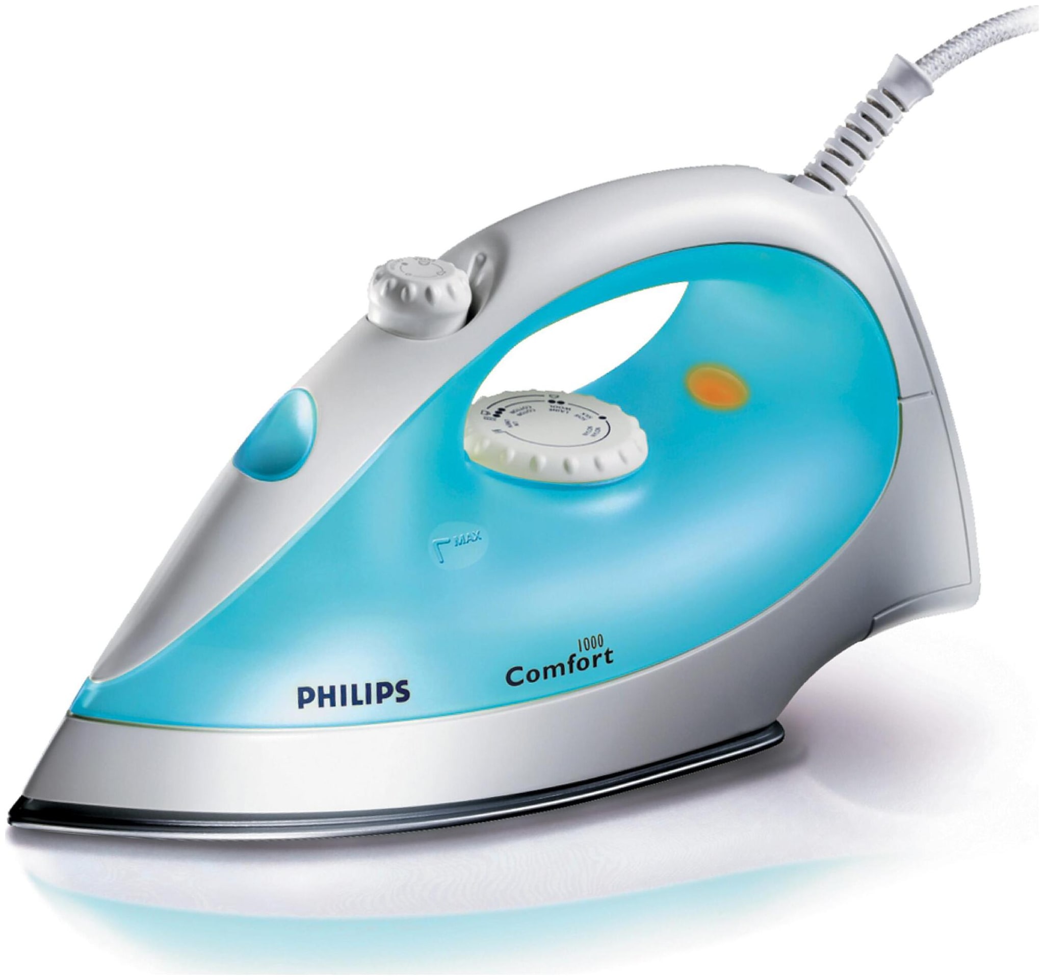 

Philips Comfort GC1011 1200 W Steam Iron (White Blue)