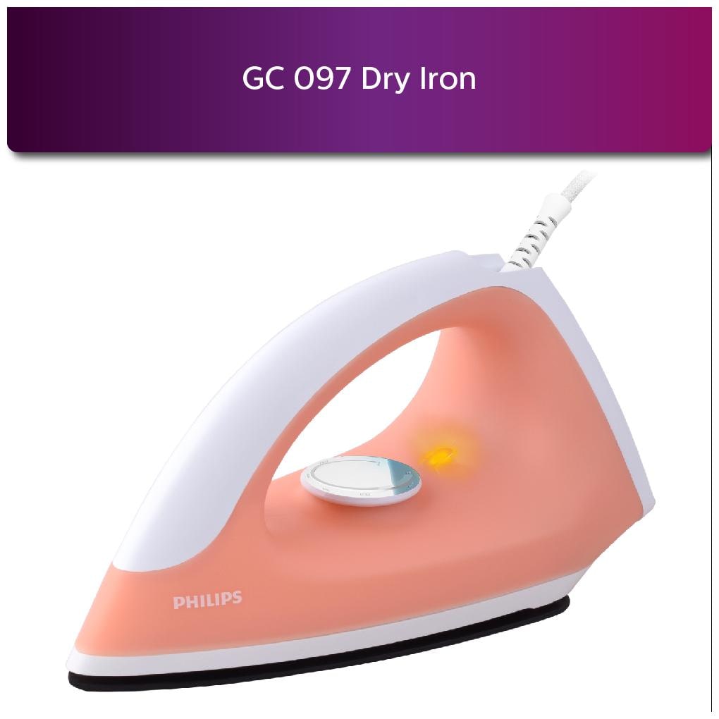 

Philips GC097 50 750-W Dry Iron (Peach)