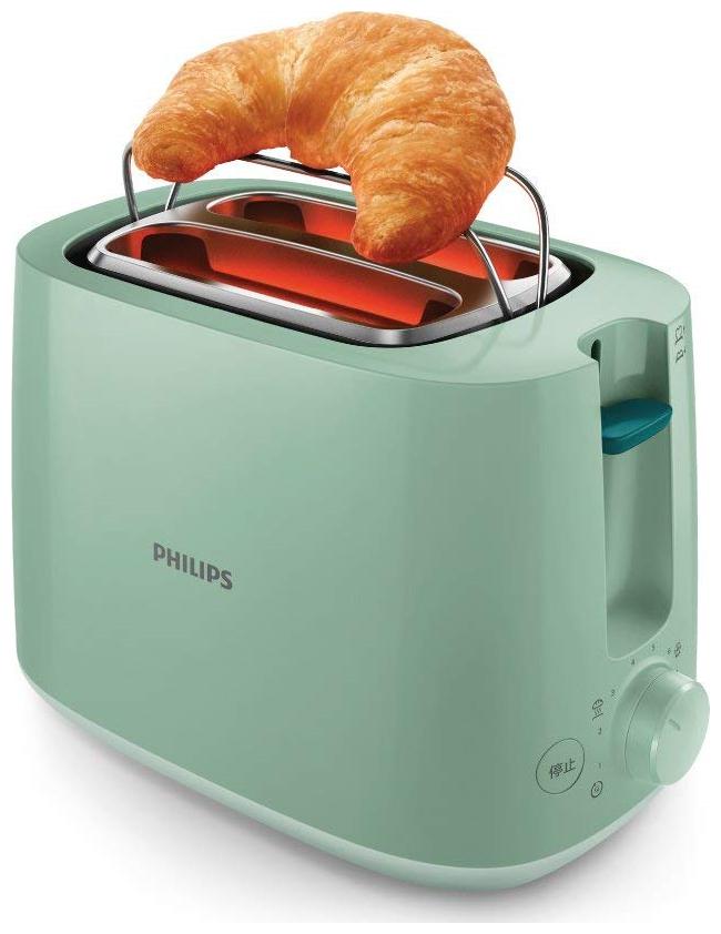 

Philips HD2584 60 2 Slices Pop-Up Toaster - Desert green