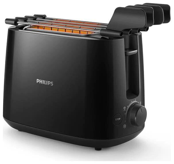 

Philips HD2583 90 2 Slices Pop-Up Toaster - Black