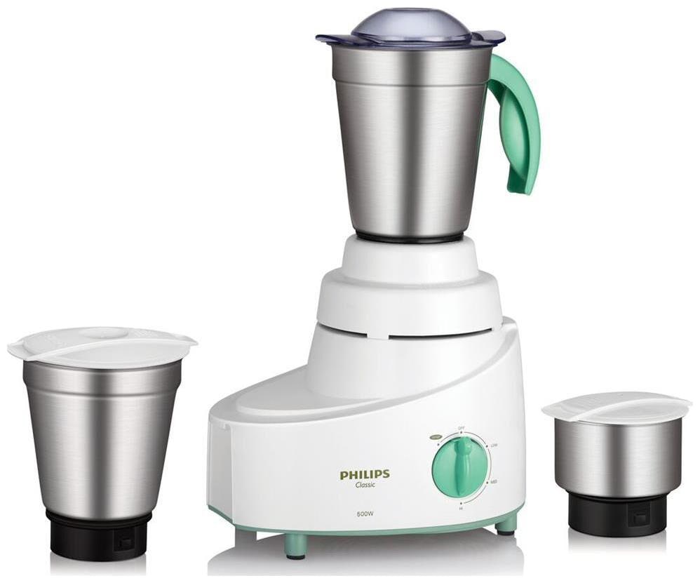 

Philips HL1606 03 500 W Mixer Grinder ( White 3 Jars )