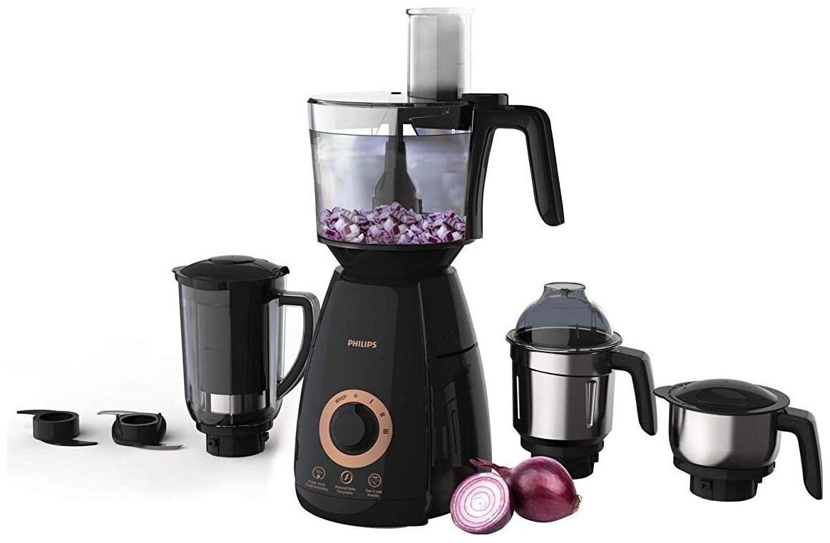 

Philips HL7707 750 W Mixer Grinder ( Black 4 Jars )