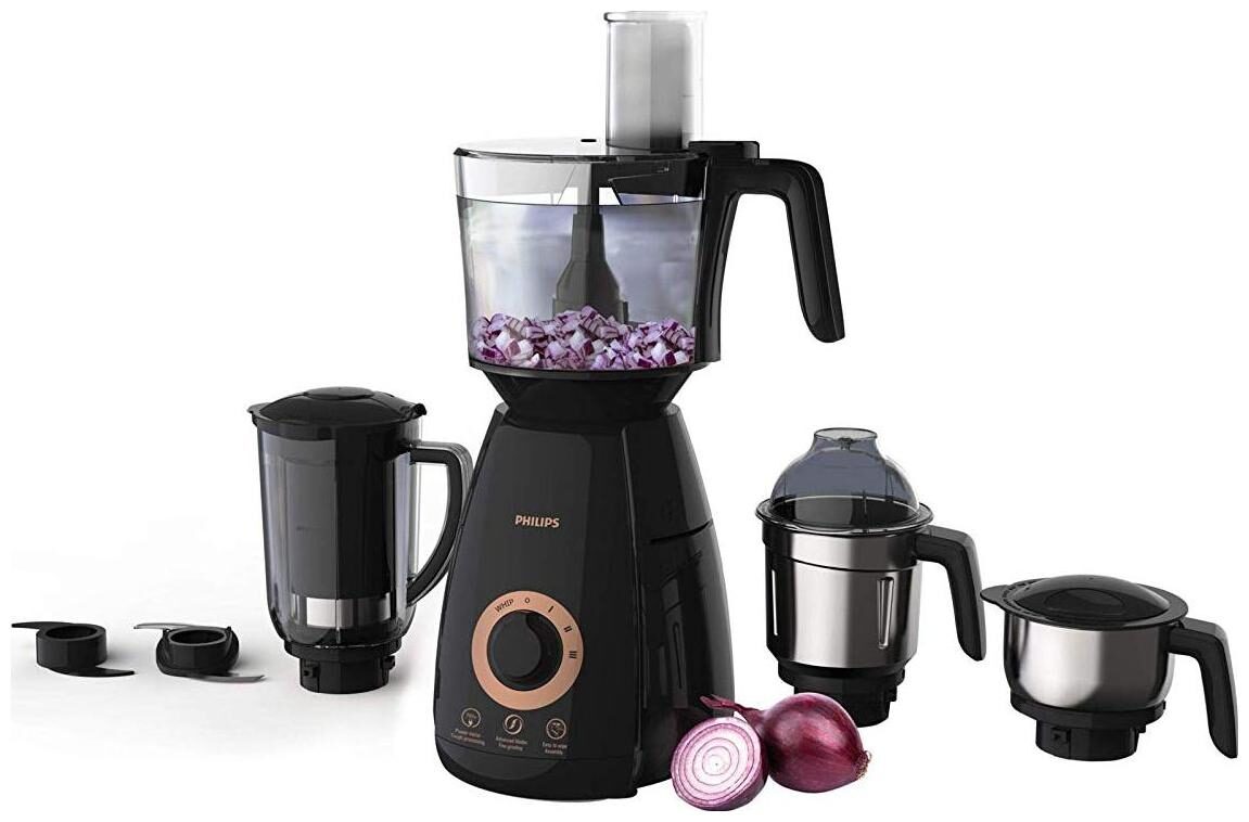 

Philips HL7707 750 W Mixer Grinder ( Black 4 Jars )