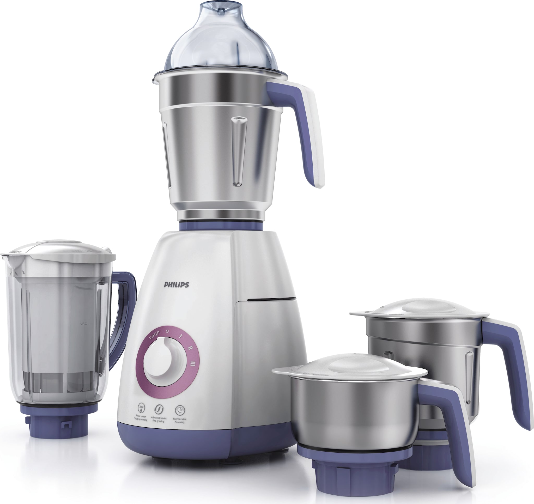 

Philips HL7701 00 750 W Mixer Grinder ( White 4 Jars )