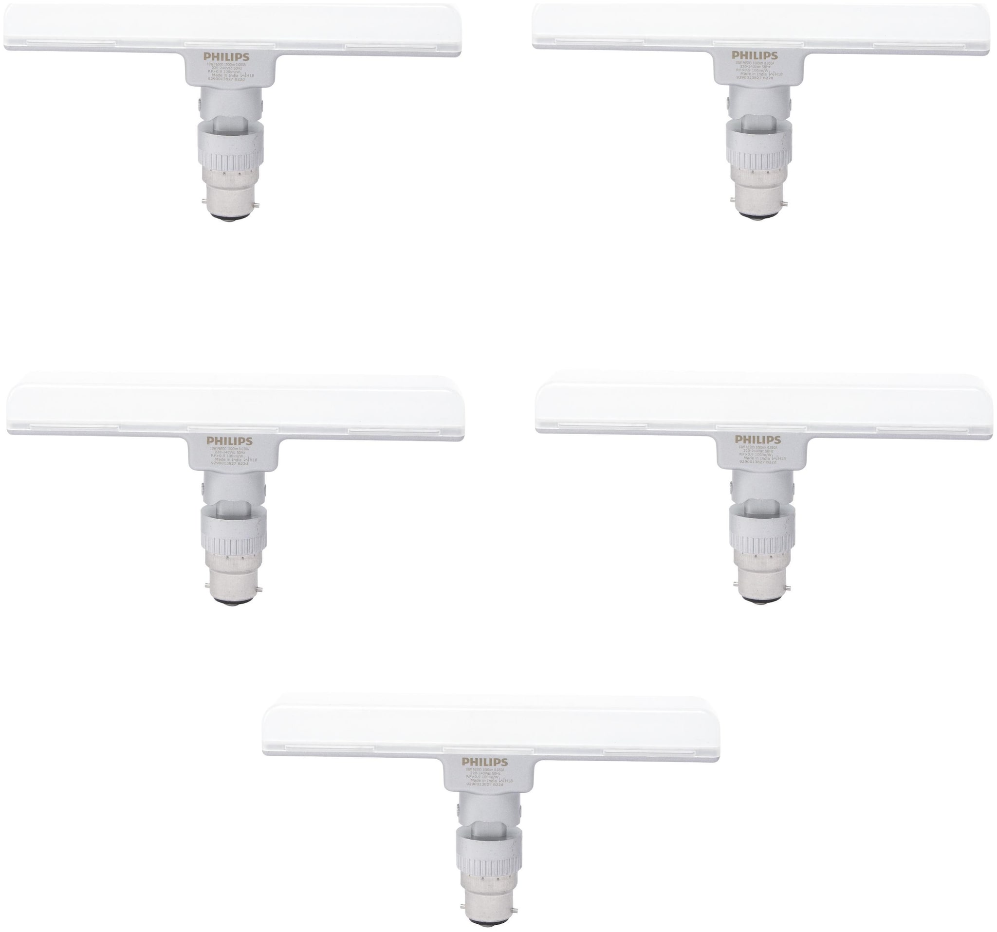 

Philips T Bulb 10 Watt LED Bulb Base B22 (Cool Daylight Pack of 5)
