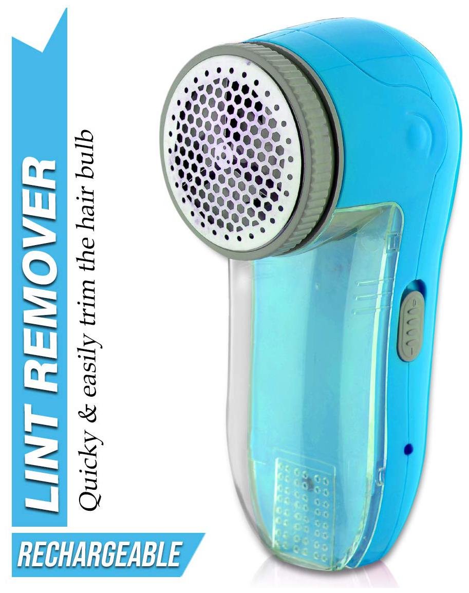 

Pick Ur Needs High Range Rechargeable Lint Remover for All Types of Clothes Fabrics Blanket with 1 Extra Blade