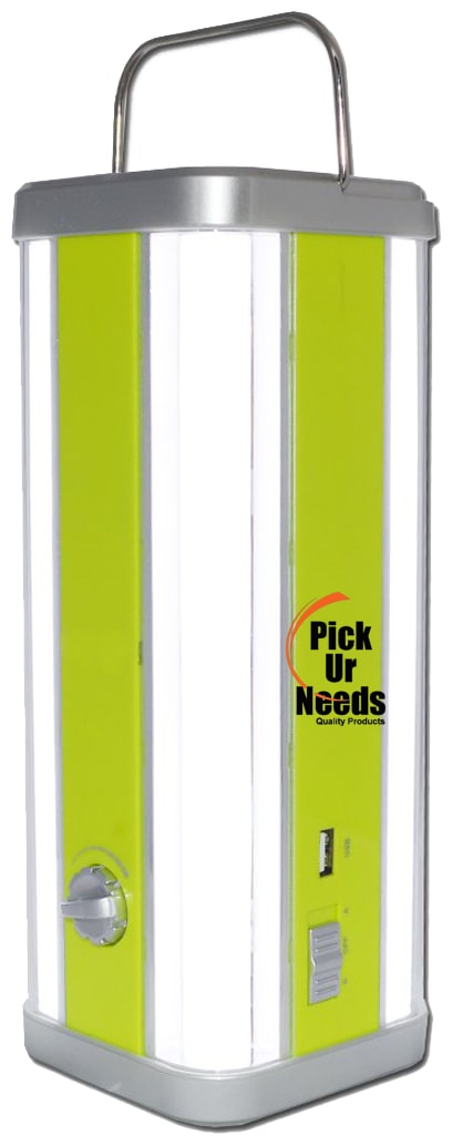 

Pick Ur Needs Emergency Light 4 Side Tube with Extra Bright Light with USB Mobile Charging Lantern Emergency Light (Multicolor)