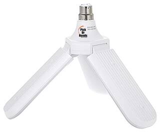 pick ur needs b22 45 w 3 blade foldable light fan blade led light bulb super bright angle adjustable home ceiling lights ac95 265v